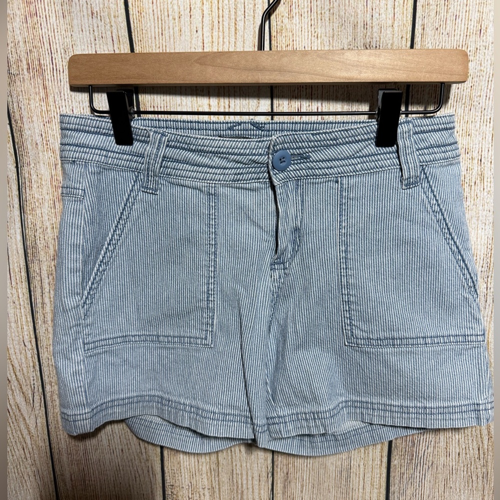 Prana Striped Blue Shorts